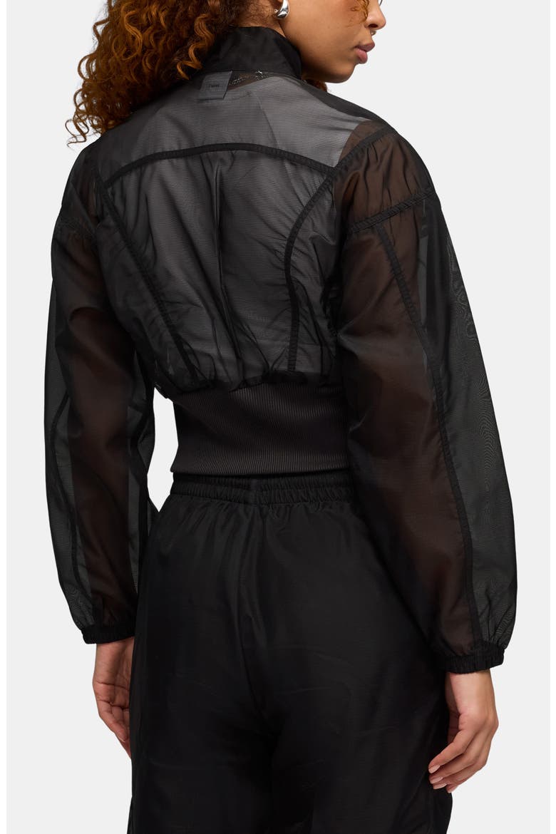 Dare To Water Repellent Sheer Jacket, Alternate, color, PUMA BLACK