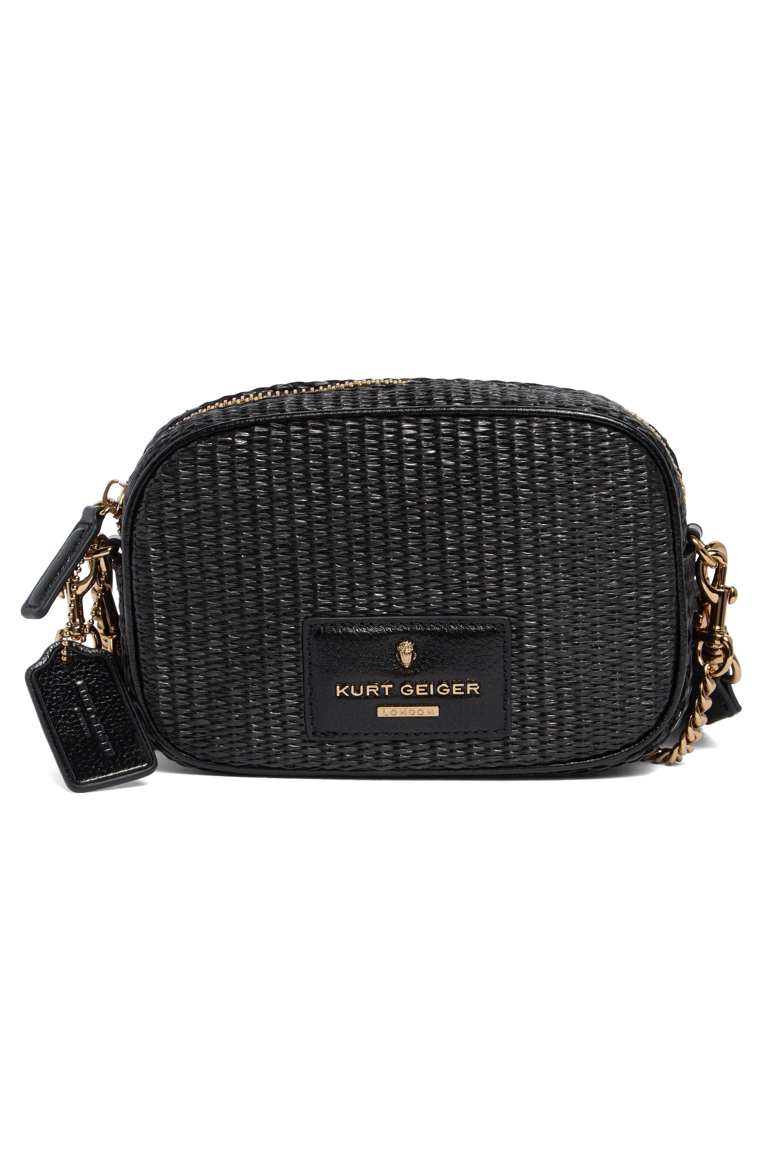 Kurt Geiger London Small Chiswick Woven Camera Crossbody Bag, Main, color, 