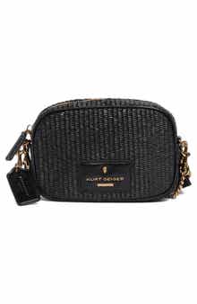 Kurt Geiger London Small Chiswick Woven Camera Crossbody Bag