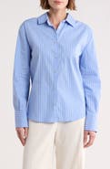 Habitual Stripe Poplin Button-Up Shirt
