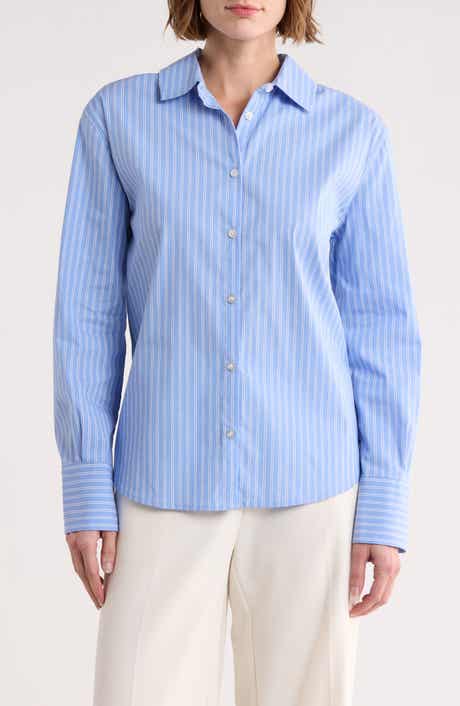 Habitual Stripe Poplin Button-Up Shirt