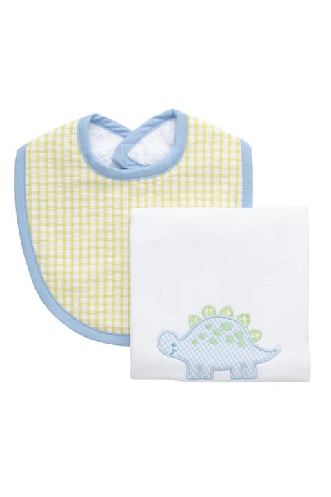 Playful Pals Basic Bib & Burp Boxed Set