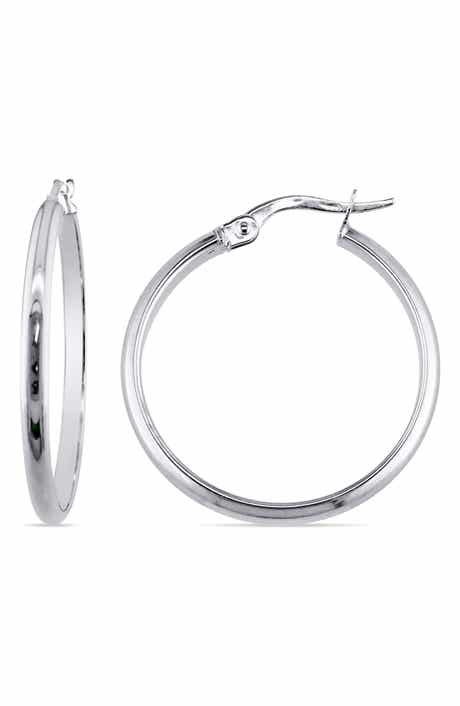 DELMAR 25mm Hoop Earrings