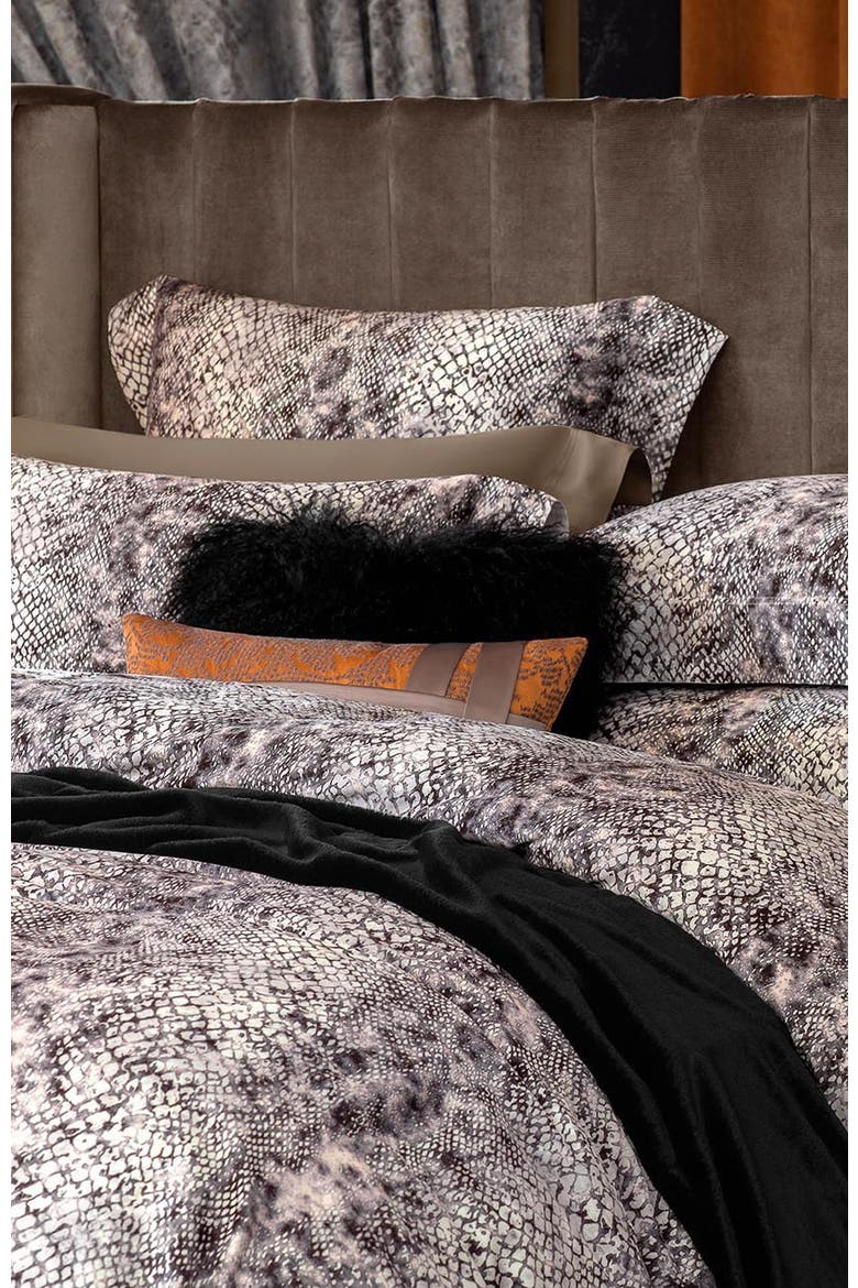 Selisa Duvet Cover, Alternate, color, Grey