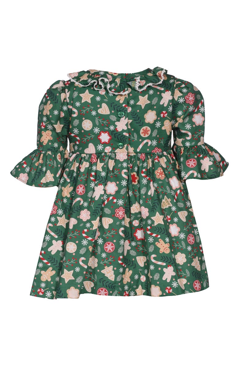 Bonnie Jean Gingerbread Smocked Dress, Alternate, color,