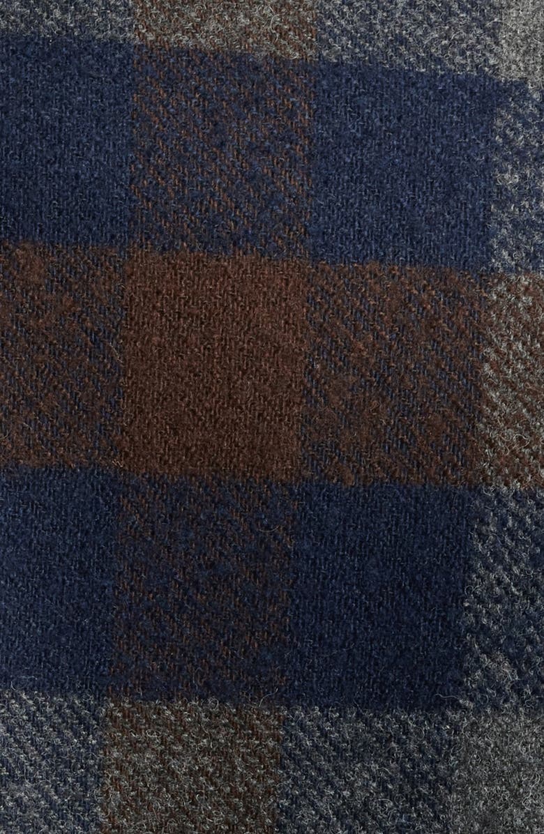 Johnston & Murphy Fleece Lined Felted Check Vest, Alternate, color, 