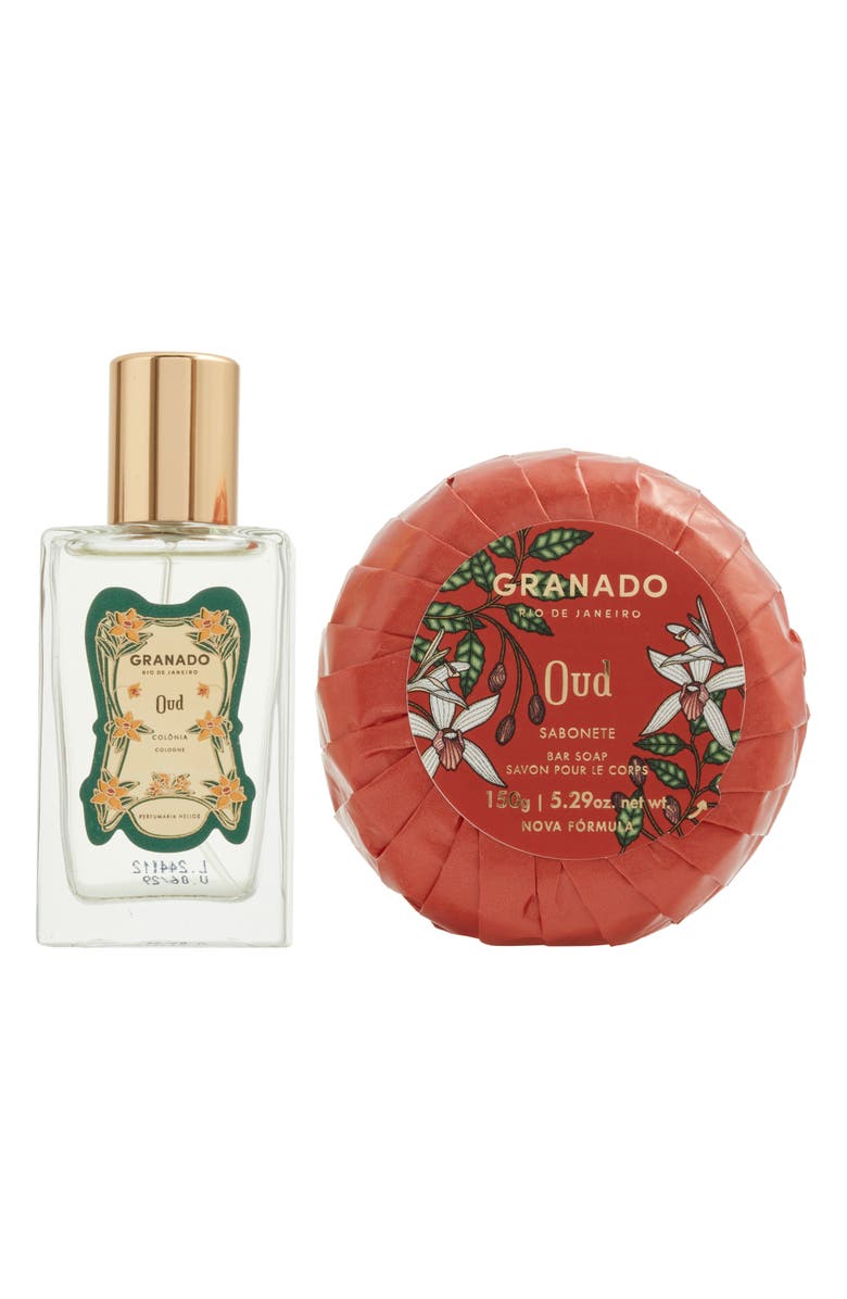 GRANADO Bar Soap & Eau de Cologne Set, Alternate, color, Oud