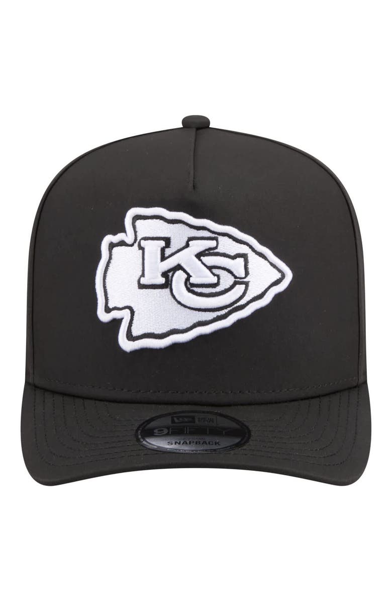 New Era Men's New Era  Black Kansas City Chiefs Gore-Tex A-Frame 9FIFTY Adjustable Hat, Alternate, color, Black