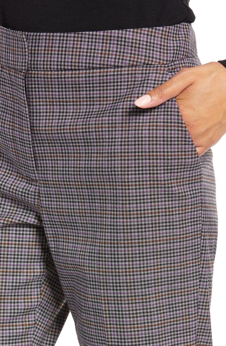 Halogen<sup>®</sup> Check Ankle Stovepipe Pants, Alternate, color, 