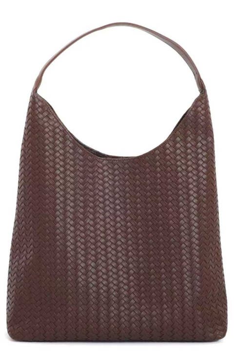 Texture Woven Shoulder Bag