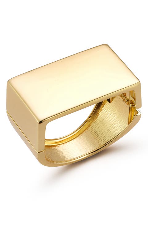 Flat Top Bangle Bracelet