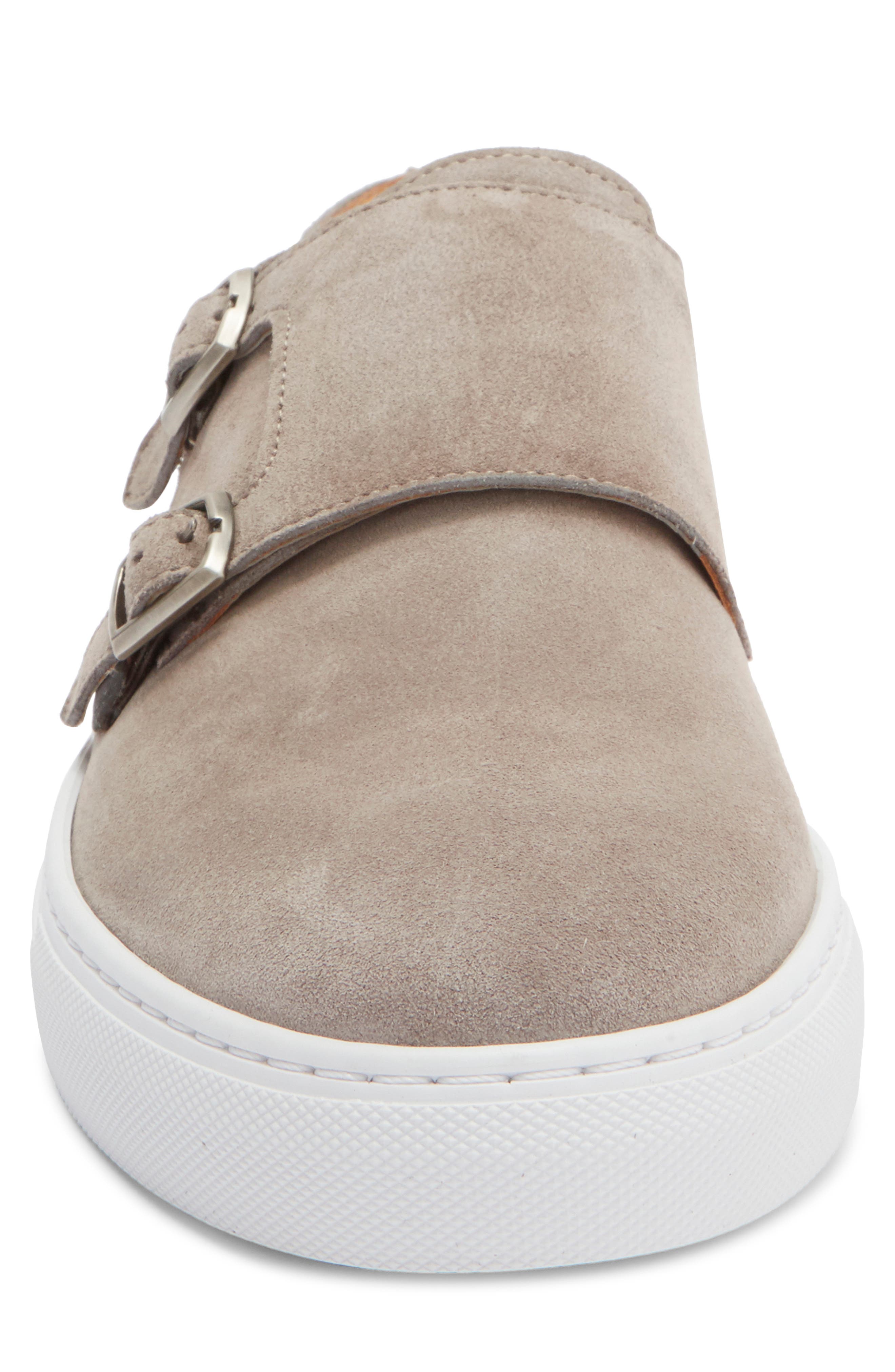 Magnanni Nemes Monk Strap Sneaker, Alternate, color, Tierra