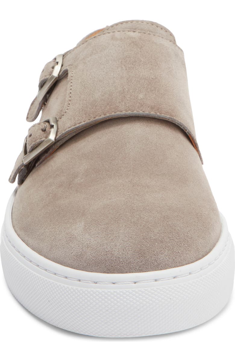 Magnanni Nemes Monk Strap Sneaker, Alternate, color, Tierra