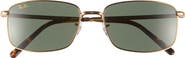 Ray-Ban 57mm Rectangular Sunglasses