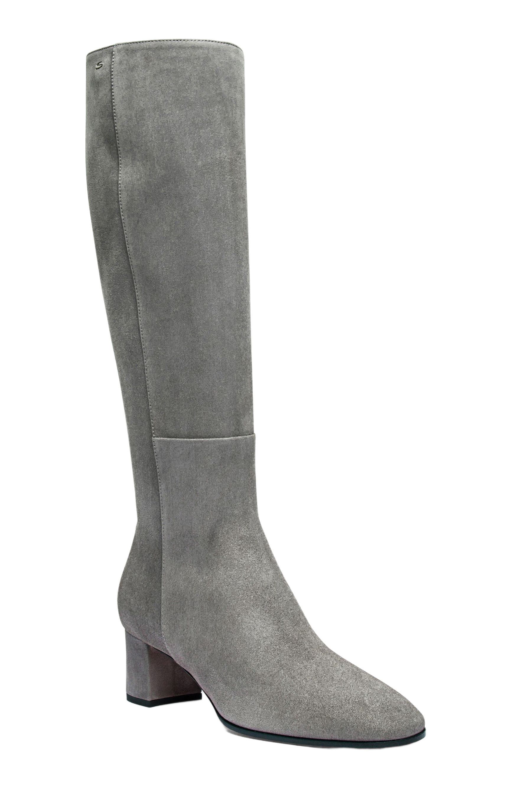 Suede Low-Heel Boot - image 4