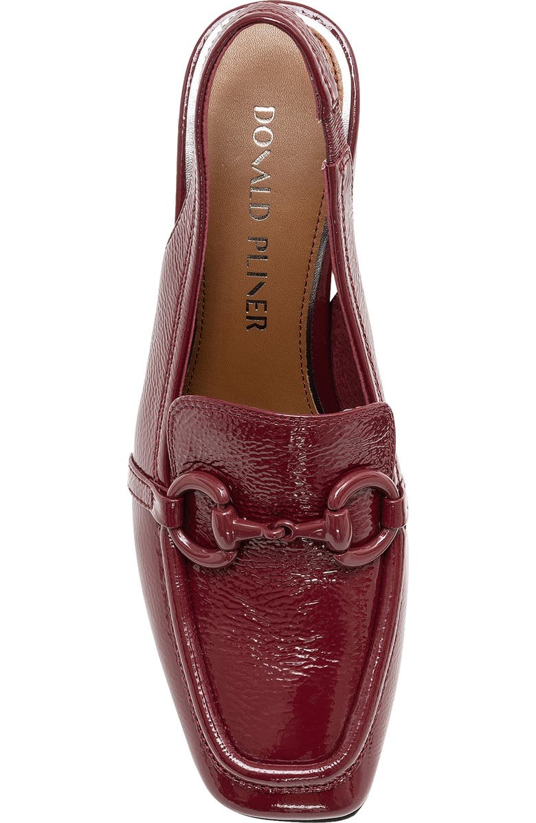 Donald Pliner Slingback Bit Loafer Pump, Alternate, color, Cranberry