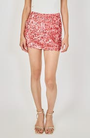 Endless Rose Sequin A-Line Miniskirt