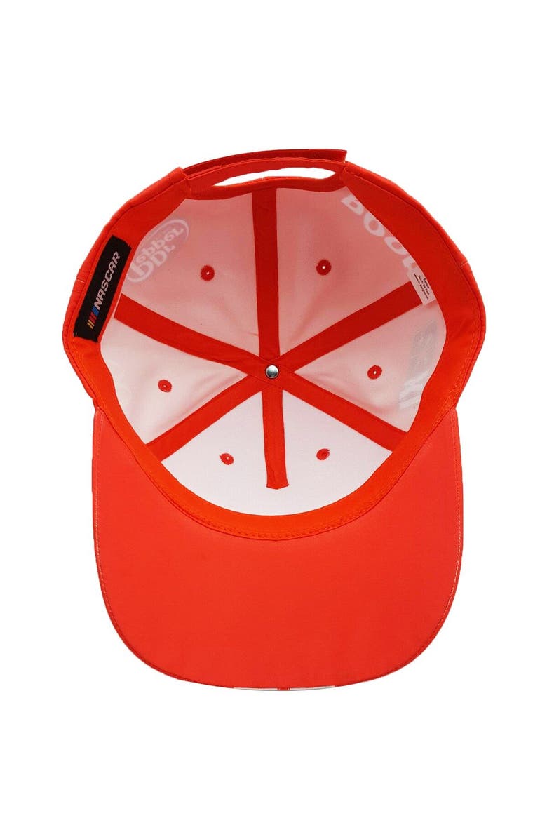 CHECKERED FLAG Men's Checkered Flag Red/White Bubba Wallace DoorDash Uniform Adjustable Hat, Alternate, color,