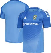 adidas Men's adidas Blue Columbus Crew 2025 Goalkeeper Jersey