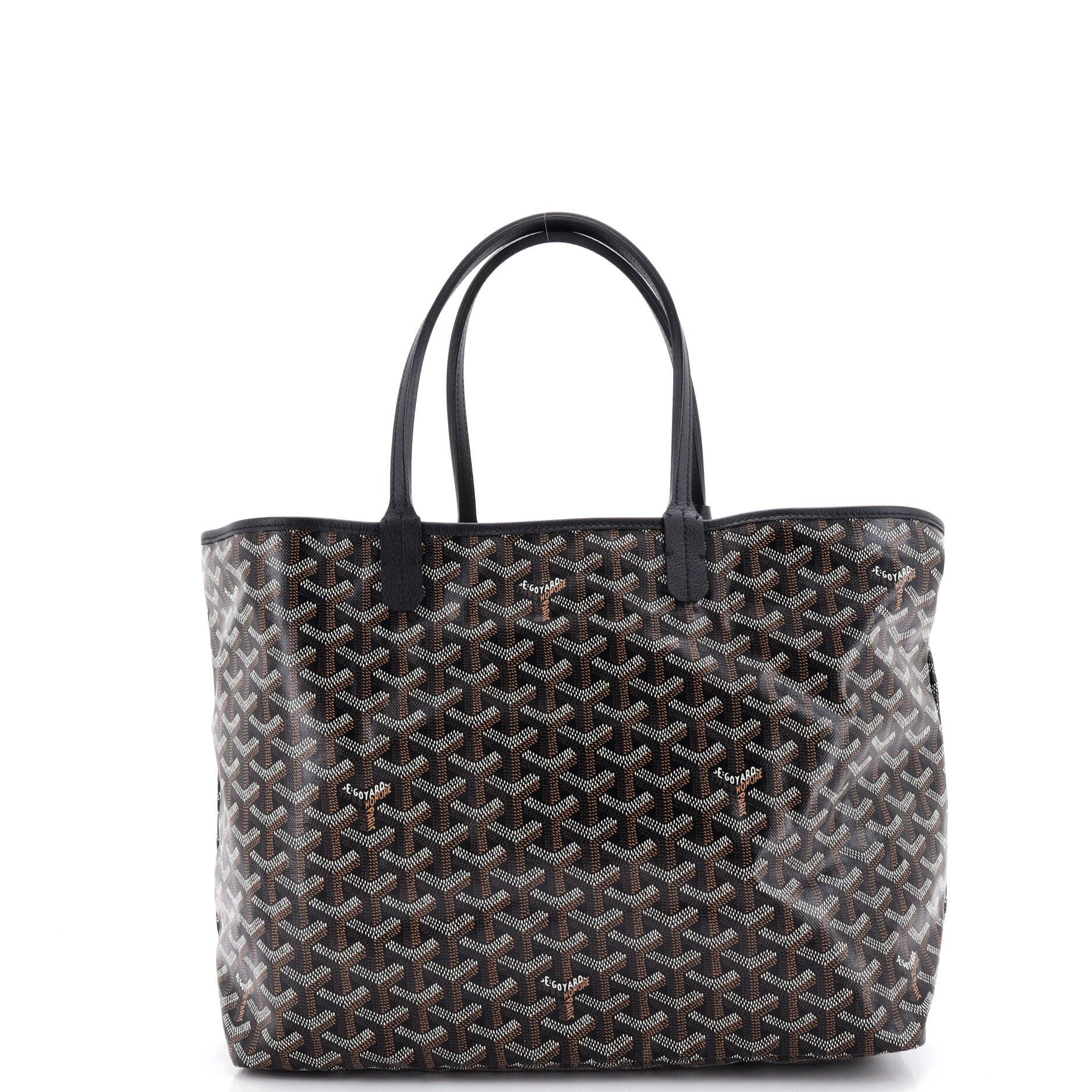 Saint Louis Tote Coated Canvas PM, Main, color, Black