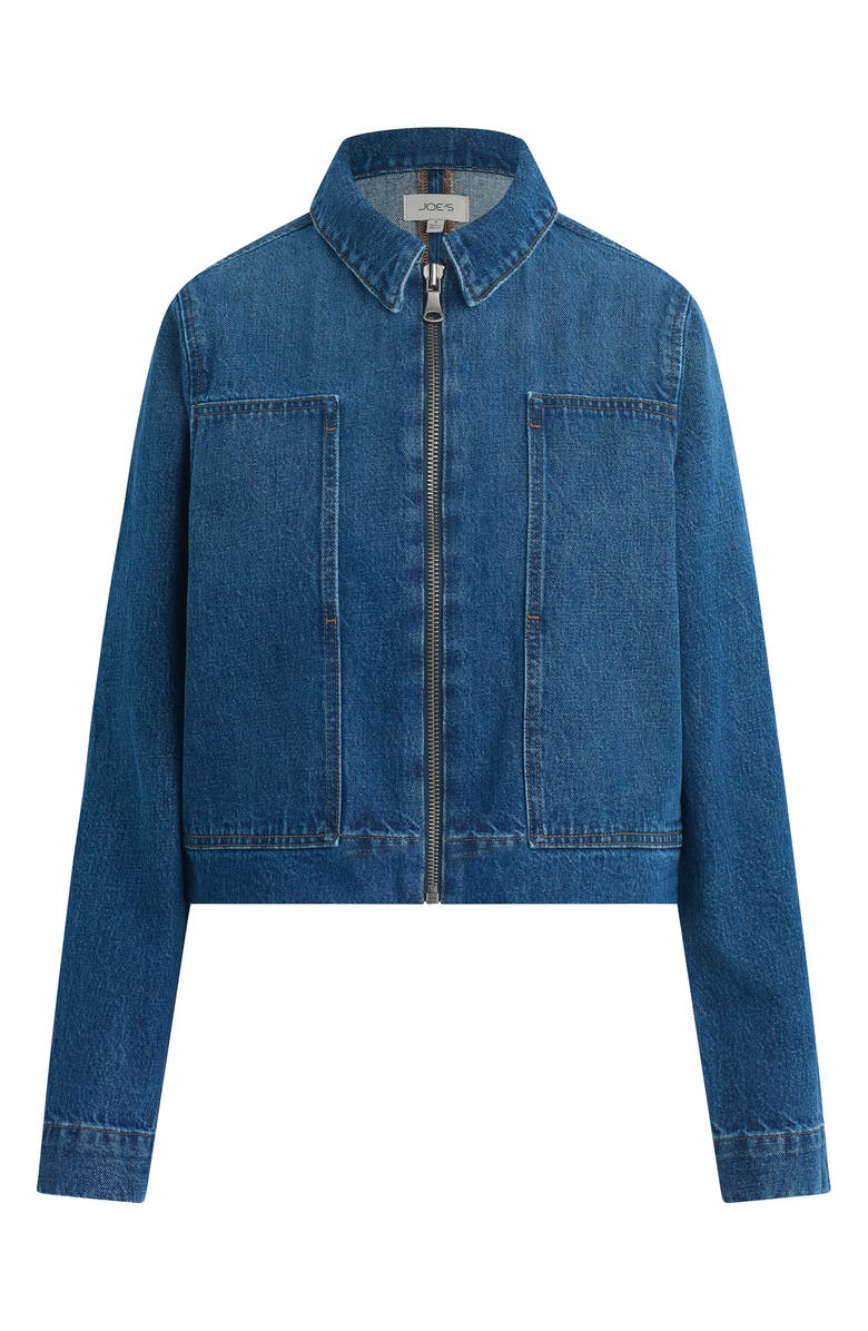 Joe's Boxy Zip Denim Jacket, Alternate, color, 