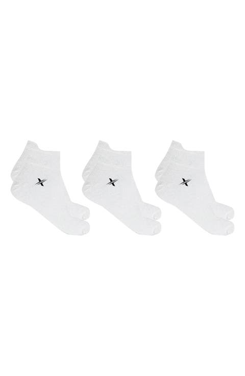 3-Pack Low Cut Compression Socks