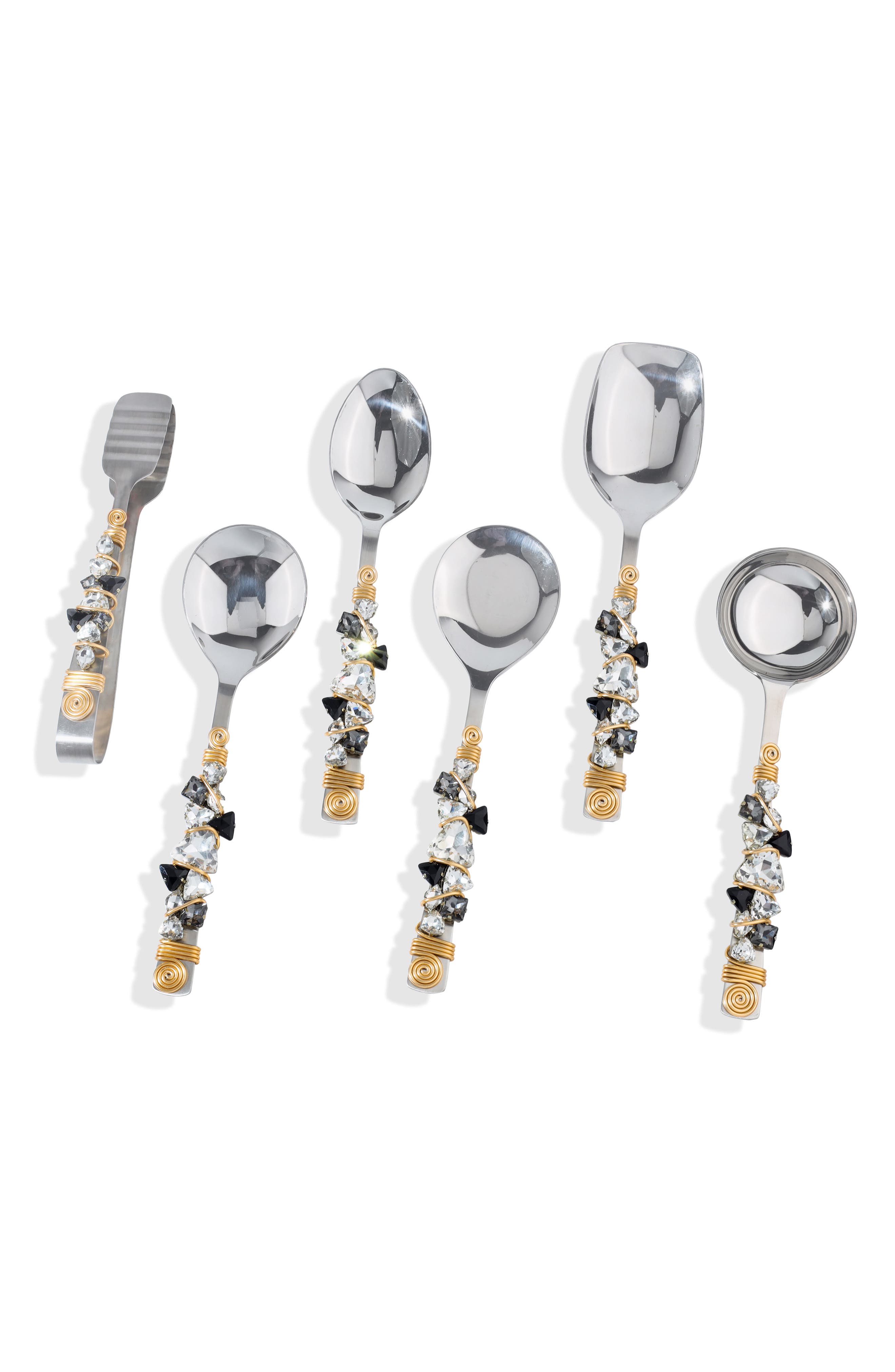 Midnight Sparkle Artisan 6-Piece Hostess Serving Set
