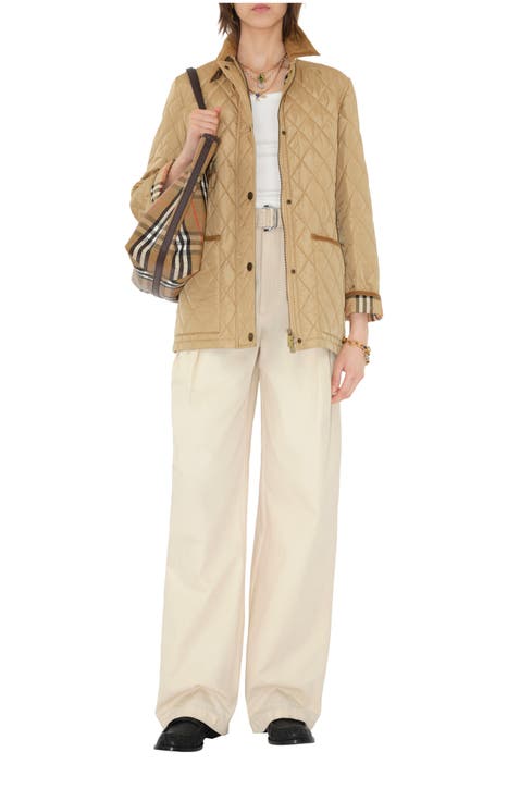 Quilted Nylon Barn Jacket