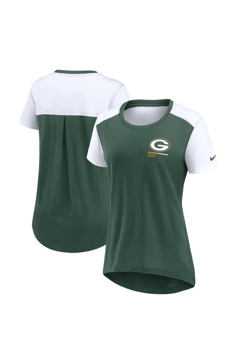 Nike Women's Nike Green Green Bay Packers Performance Fashion T-Shirt, Main, color, Green