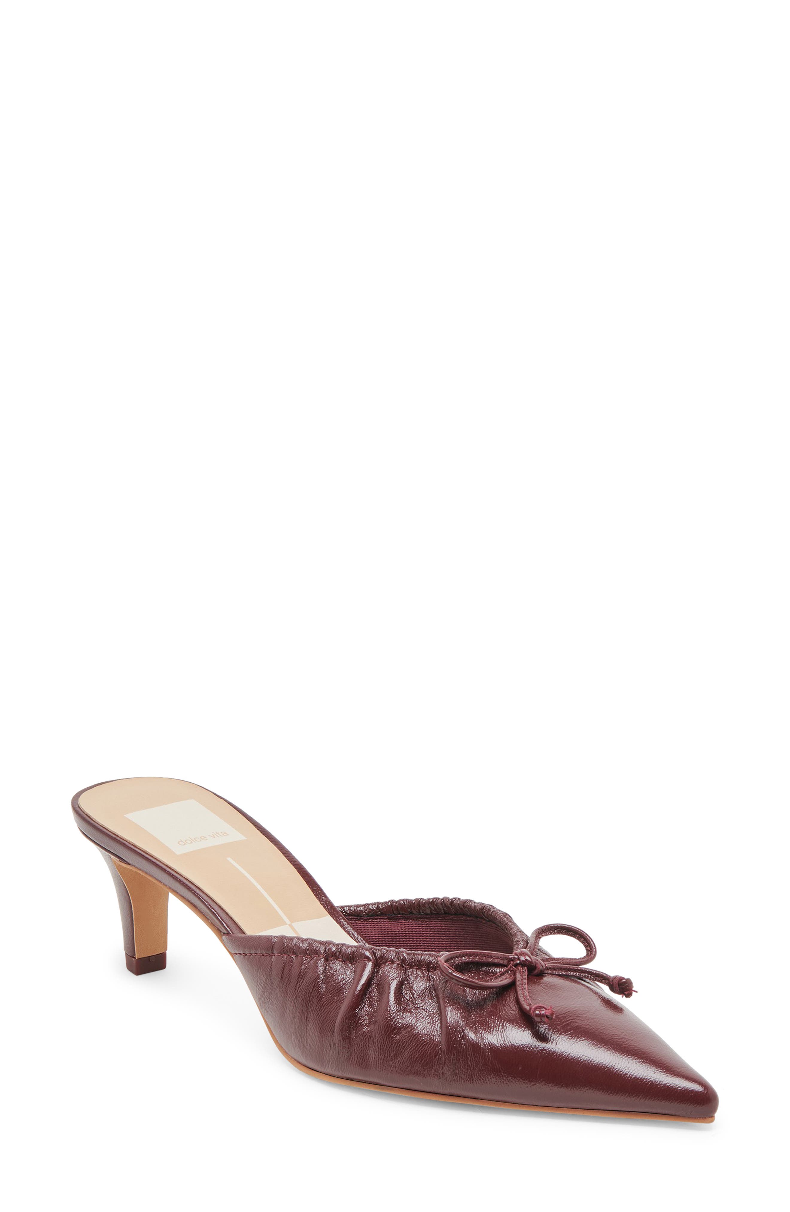 Kairi Mule, Main, color, CRANBERRY CRINKLE PA