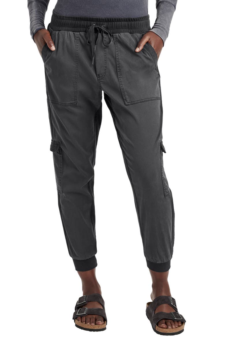 Splendid Jaclyn Drawstring Waist Joggers, Main, color, Lead