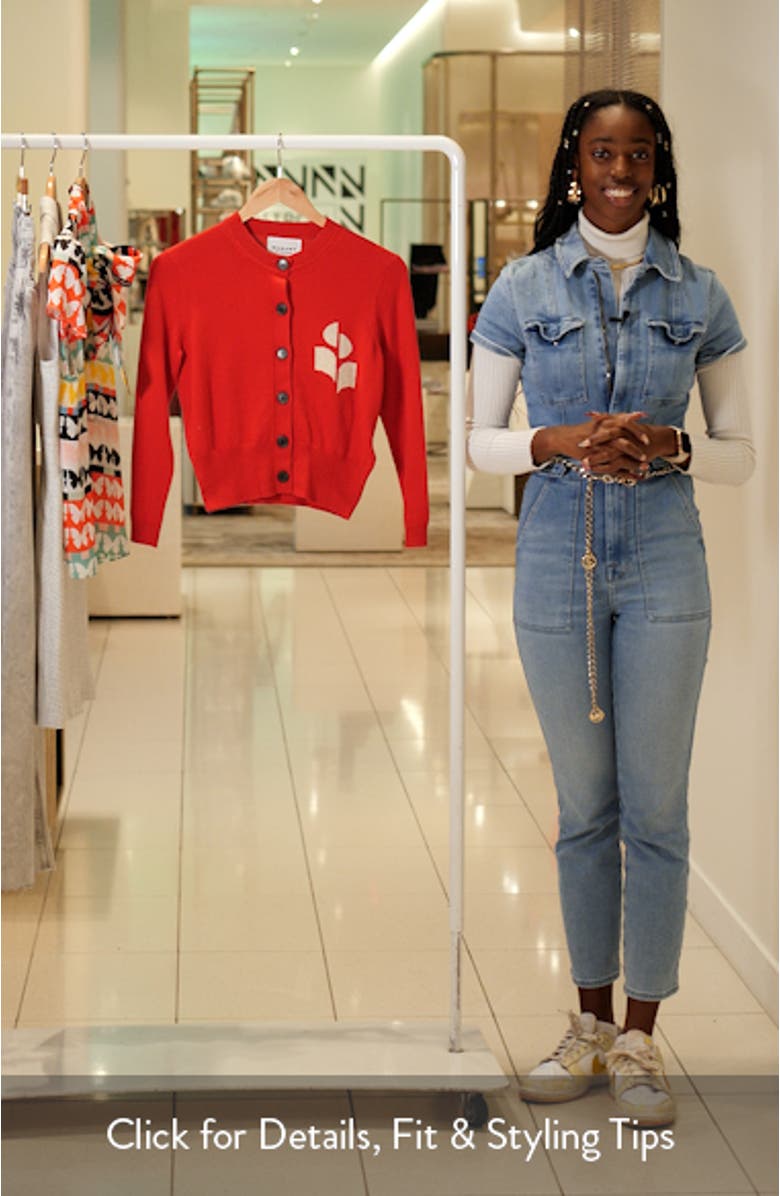 Newton Flower Cotton & Wool Cardigan, sales video thumbnail