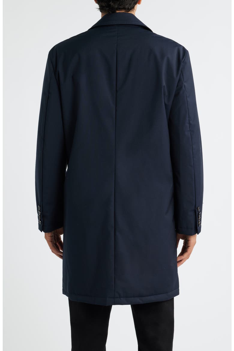 Jax Water Repellent Wool Overcoat, Alternate, color, NAVY