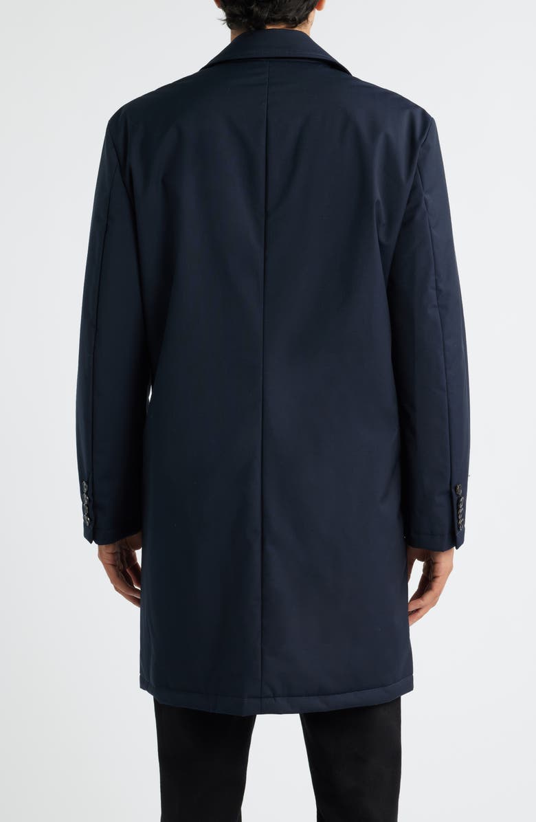 Cardinal of Canada Jax Water Repellent Wool Overcoat, Alternate, color, Navy