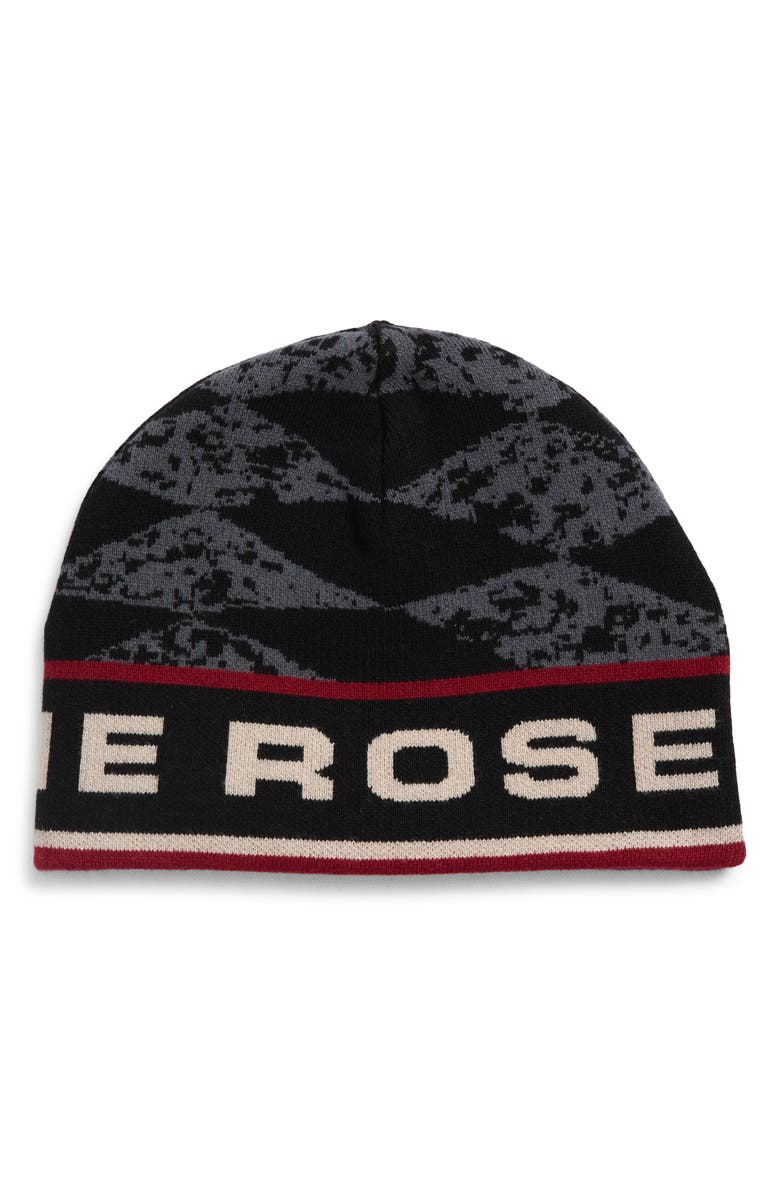 Martine Rose Reversible Cotton & Wool Beanie, Alternate, color, Gray Red