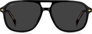 BOSS 57mm Square Sunglasses