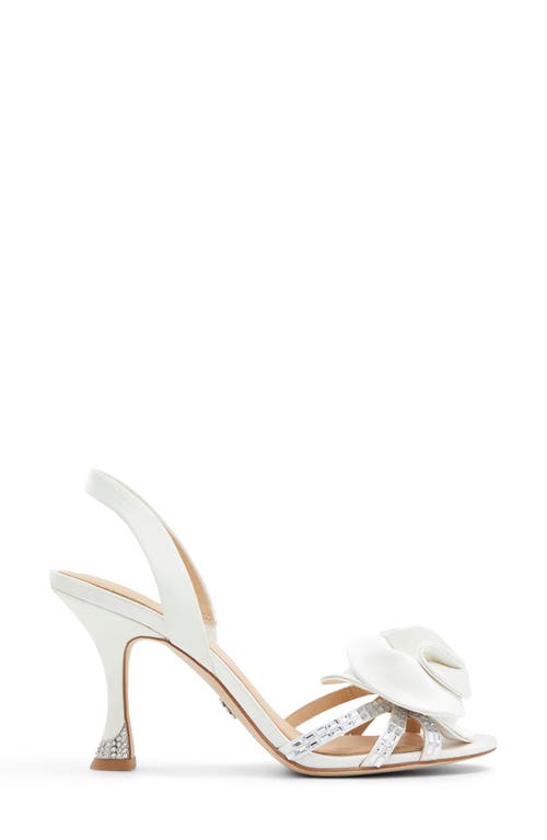 Ted Baker Aria Rose Slingback Sandal In White