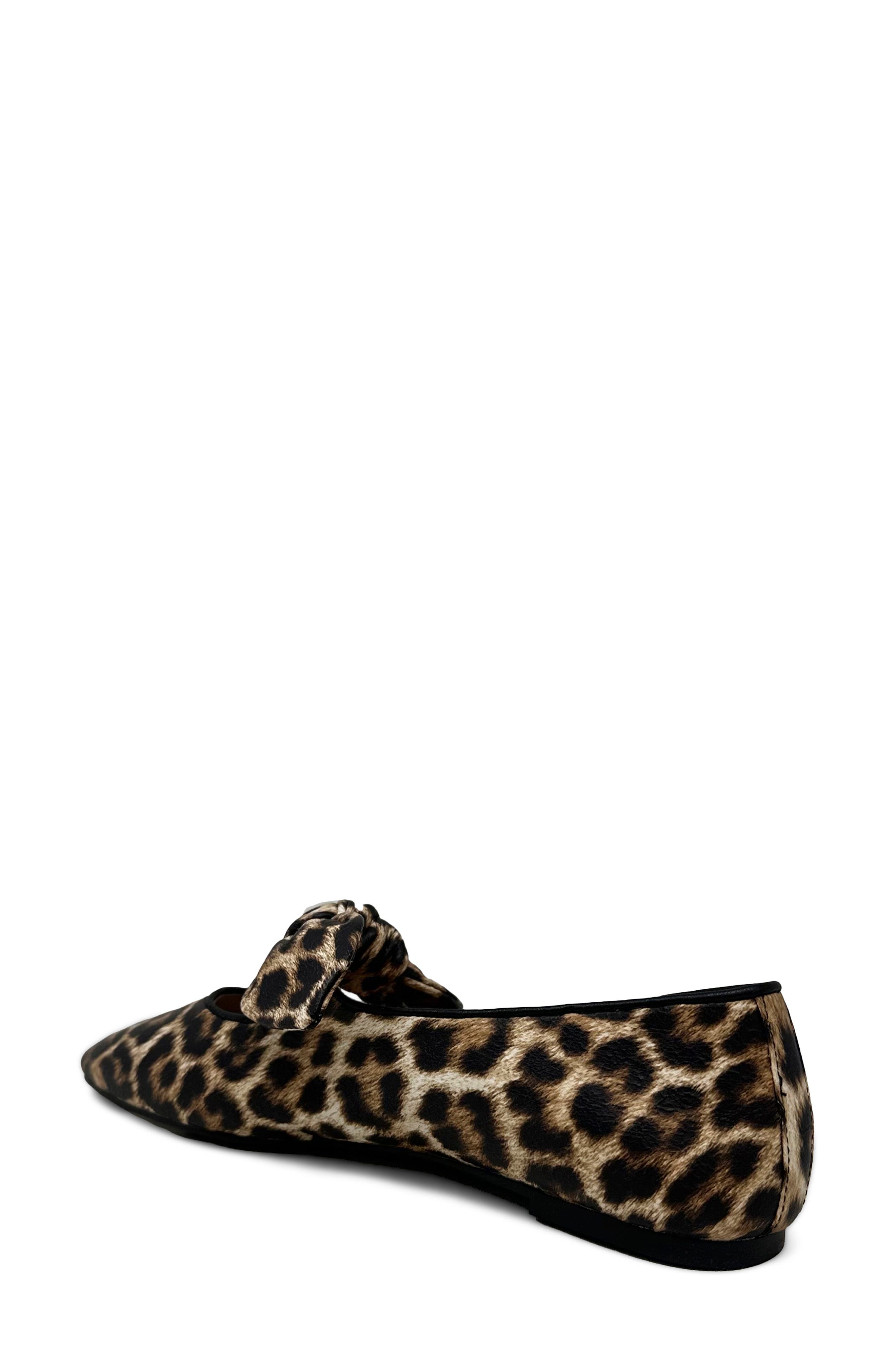 April Mary Jane Flat, Alternate, color, LEOPARD PRINT