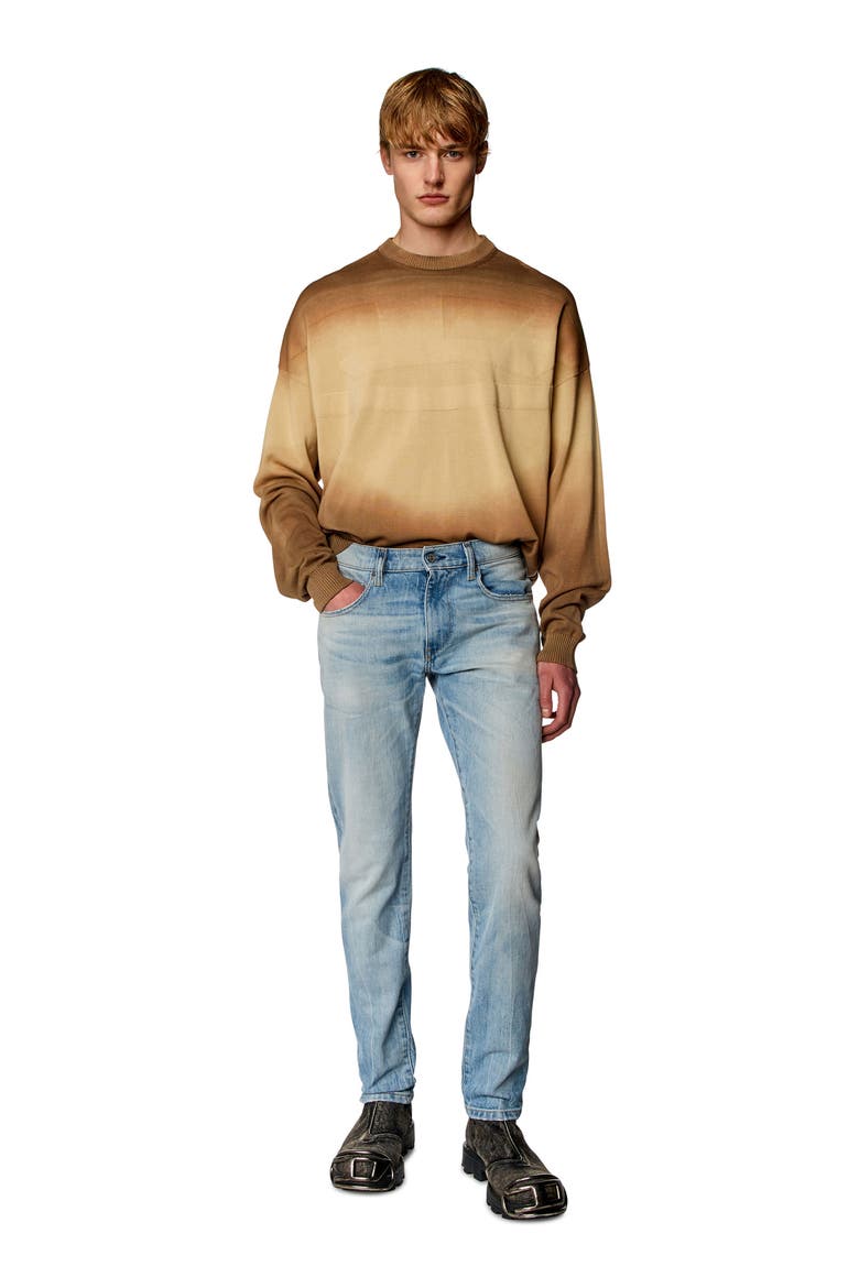 D-Strukt Slim Fit Jeans, Alternate, color, DENIM
