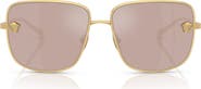 Versace 59mm Mirrored Square Sunglasses