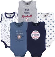 Hudson Baby Soft Cotton Sleeveless Bodysuits