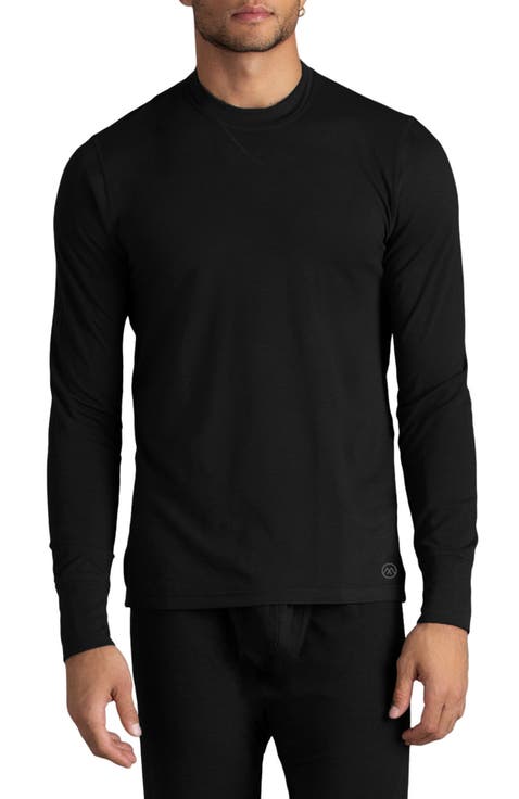 Men's Heat Baselayer Thermal Long Sleeve Crew Undershirt