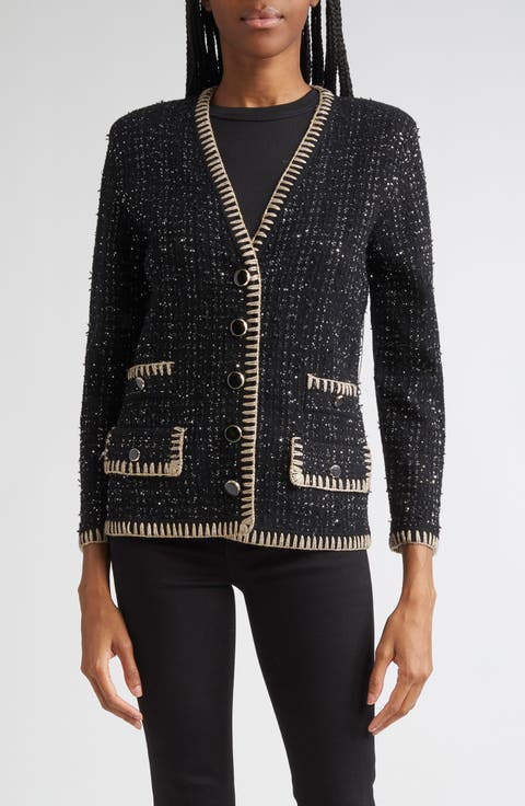 Ceriani Metallic Knit Jacket