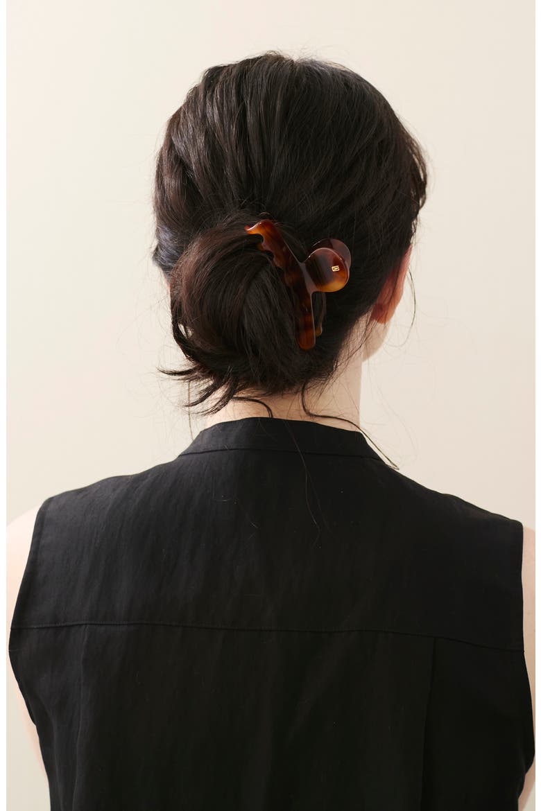Claw Clip, Alternate, color, BROWN