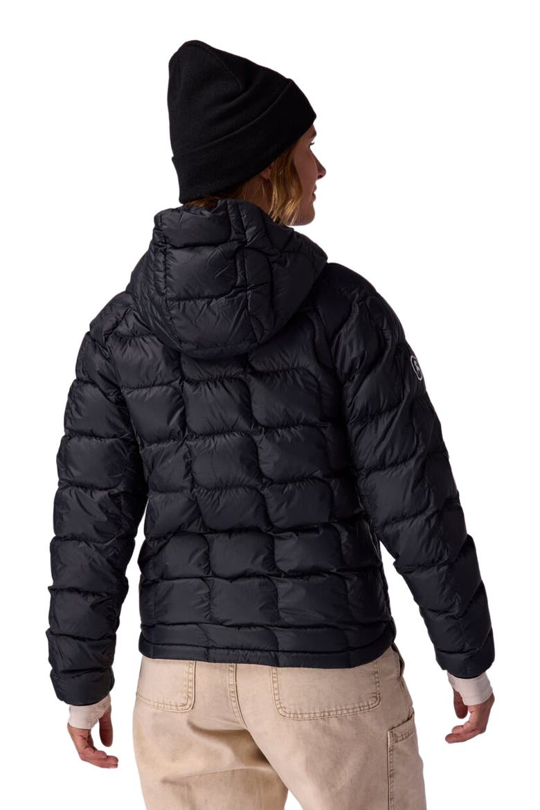 Waas Allied Down Hooded Jacket - Women's, Alternate, color, Black