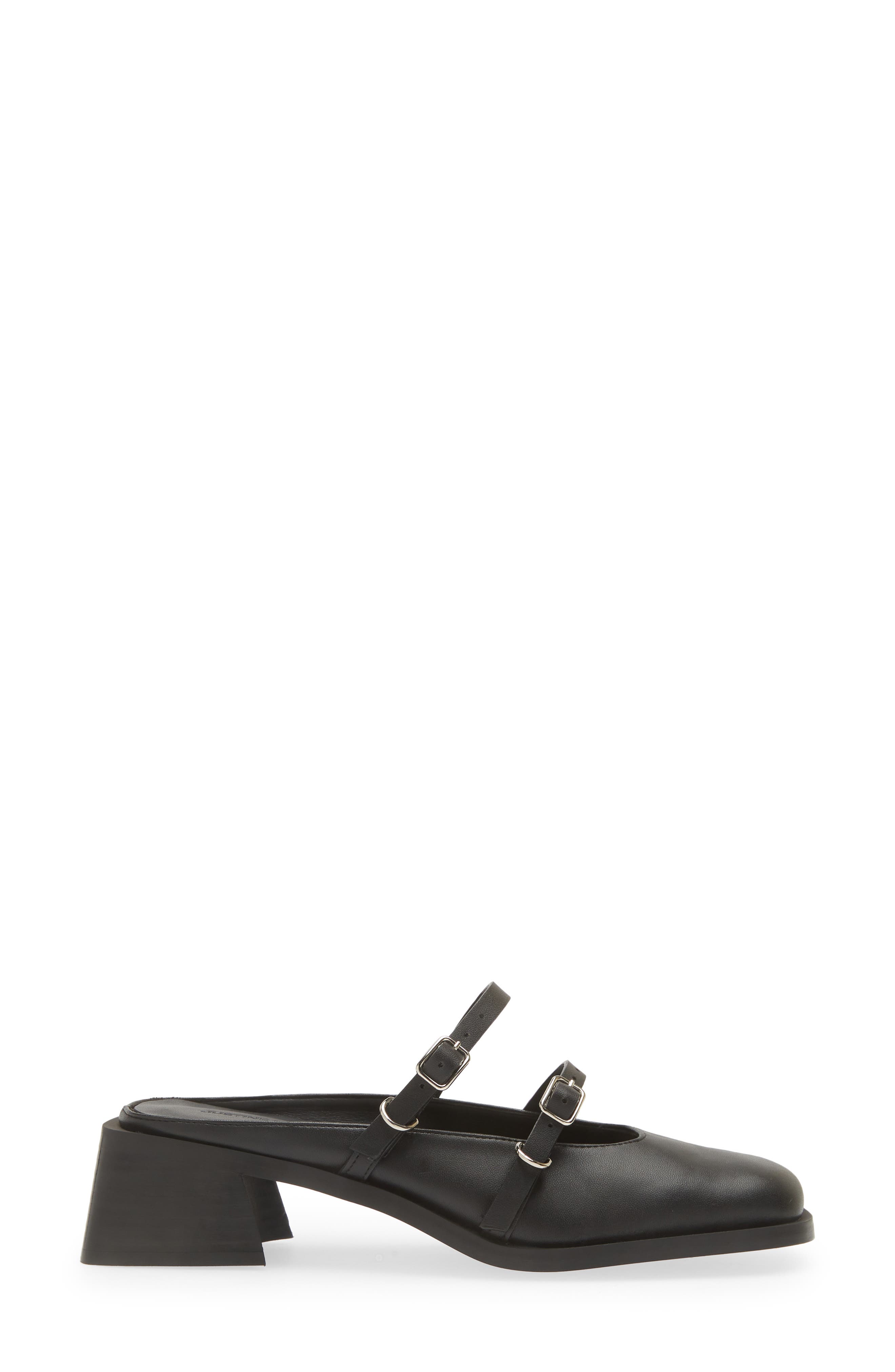 Justine Clenquet Andie Mary Jane Mule, Alternate, color, Black