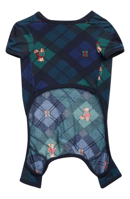 Jaclyn Matching Family Bear Plaid Dog Pajamas In Multi