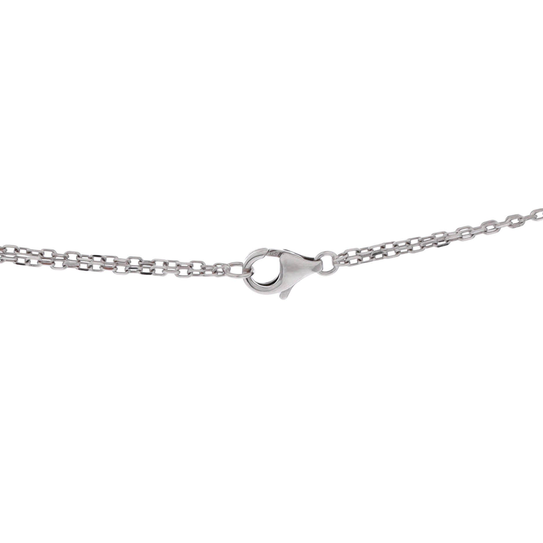 2 Diamonds Love Pendant Necklace 18K White Gold with Diamonds, Alternate, color, Metallic Gold