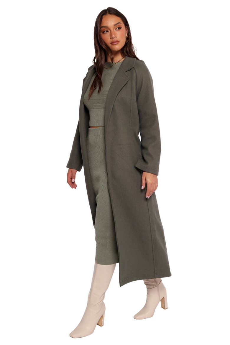 Violeta Belted Coat, Alternate, color, OLIVE