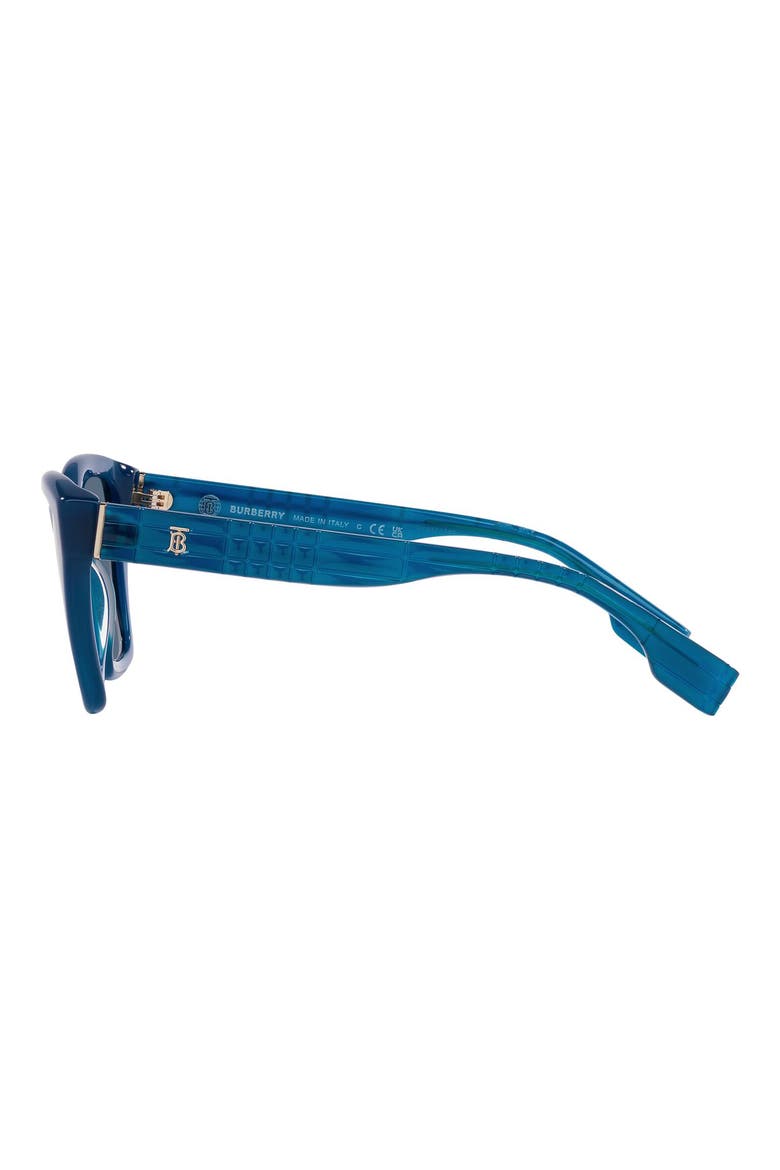 Arden 54mm Square Sunglasses, Alternate, color, BLUE